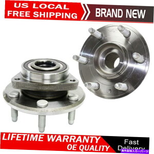 Wheel Hub Bearing 2x 513277 2009-2017�r���C�b�N�G���N���[�u�̃t�����g���A�z�C�[���x�A�����O�n�u�A�Z���u�� 2x 513277 Front Rear Wheel Bearing Hub Assembly For 2008 2009-2017 Buick Enclave