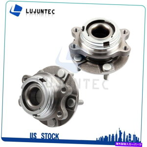 Wheel Hub Bearing 2 x左または右前輪アセンブリに適合パスファインダー13-19 QX60 14-19 2 X Left or Right Front Wheel Bearing Assembly Fits Pathfinder 13-19 Qx60 14-19