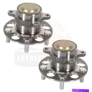 Wheel Hub Bearing 2x���A�X�`�[���z�C�[���x�A�����O�n�u�A�Z���u��w/abs 13-15�z���_�V�r�b�N1.8L 512450 2x Rear steel Wheel Bearing Hub Assembly W/ABS For 13-15 Honda Civic 1.8l 512450�y���s�A���i�z