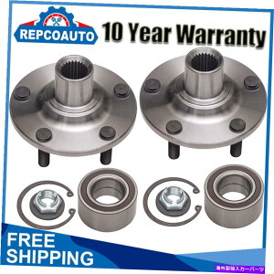 Wheel Hub Bearing 2010-2013 Ford Transit Connect 5lug�̑O�փn�u�x�A�����O�C���L�b�g�y�A Pair Front Wheel Hub Bearing Repair Kit for 2010-2013 Ford Transit Connect 5Lug�y���s�A���i�z