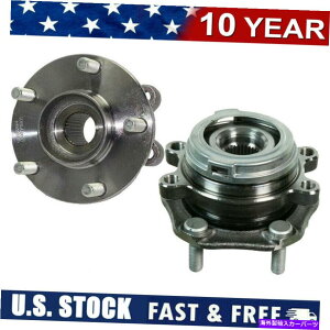 Wheel Hub Bearing 2013N2018N̓YAeB}2013-2021pXt@C_[̃tgzC[xAOƃnuݒ肵܂ Set Front Wheel Bearing & Hub For 2013 - 2018 Nissan Altima 2013-2021 Pathfinder