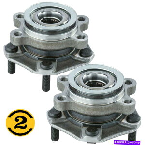 Wheel Hub Bearing Y[tNV200ZgVFr[VeBGNXvX2̑OփnuxAO Set 2 Front Wheel Hub Bearing for Nissan Leaf NV200 Sentra Chevy City Express