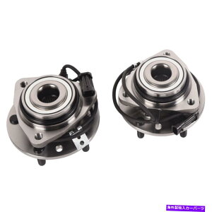 Wheel Hub Bearing 2 PCS 4WD�t�����g�z�C�[���x�A�����O�ƃV�{���[�u���U�[S10 GMC�W�~�[�\�m�}�p�n�u 2 Pcs 4WD Front Wheel Bearing and Hubs For Chevy Blazer S10 GMC Jimmy Sonoma�y���s�A���i�z