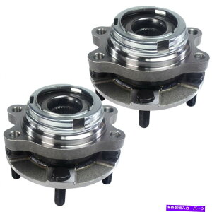 Wheel Hub Bearing 2013-2019̃tgzC[xAOƃnuYpXt@C_[NGXgInfiniti QX60 Front Wheel Bearing and Hubs for 2013-2019 Nissan Pathfinder Quest Infiniti QX60