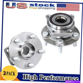 Wheel Hub Bearing （2）2008年から2014年のスバルプレッサフォレスターの前輪ベアリングとハブアセンブリ (2) Front Wheel Bearing And Hub Assembly for 2008 - 2014 Subaru Impreza Forester