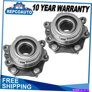 Wheel Hub Bearing Altima Maxima Pathfinder Murano JX35 QX50 QX60の4WDペアフロントホイールベアリング 4WD Pair Front Wheel Bearing For Altima Maxima Pathfinder Murano JX35 QX50 QX60