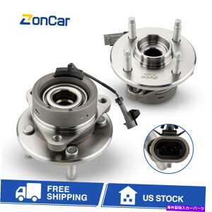 Wheel Hub Bearing V{[RogyCI|eBAbNǐՂ̂߂̃tgzC[xAOnuyAG5 ABS Front Wheel Bearing Hub Pair for Chevy Cobalt Saturn Ion Pontiac Pursuit G5 ABS