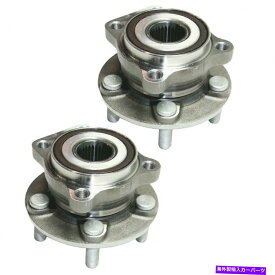 Wheel Hub Bearing ペアフロントホイールベアリング＆ハブ09 10 11 12 13 14スバルフォレスターインプレッサ Pair Front Wheel Bearing & Hub For 09 10 11 12 13 14 Subaru Forester Impreza