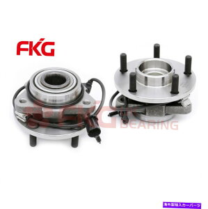 Wheel Hub Bearing �y�A�i2�j�V�{���[�u���U�[GMC�W�~�[98-05�̑O�փx�A�����O�n�u2WD 513200 Pair (2) Front Wheel Bearing Hub for Chevrolet Blazer GMC Jimmy 98-05 2WD 513200�y���s�A���i�z