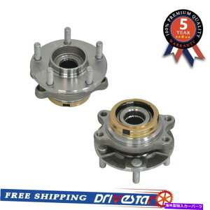 Wheel Hub Bearing �Z�b�g�F2�̑O�փn�u���x�A�����O���E�̓��YMaxima Altima 3.5L Set:2 Front Wheel Hub & Bearing Left and Right for Nissan Maxima Altima 3.5L�y���s�A���i�z