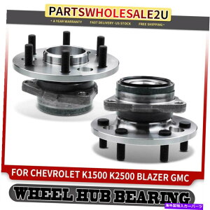 Wheel Hub Bearing 2x�t�����gLH��RH�z�C�[���x�A�����O���n�u�A�Z���u���V�{���[GMC K1500 K2500�x�O 2x Front LH & RH Wheel Bearing & Hub Assembly for Chevy GMC K1500 K2500 Suburban�y���s�A���i�z