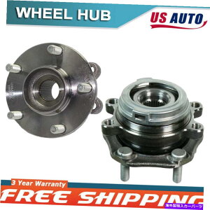 Wheel Hub Bearing 07-18の2x前輪ベアリングハブ日産アルティマ15-18ムラーノ14-19パスファインダー 2x Front Wheel Bearing Hub for 07-18 Nissan Altima 15-18 Murano 14-19 Pathfinder