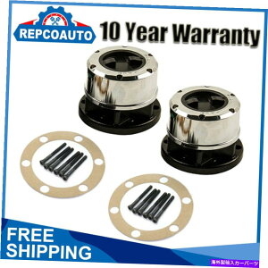Wheel Hub Bearing 日産パスファインダーフロンティアニスモタイタンピックアップXEタイタン用の2つのロックハブのセット Set of 2 Locking Hubs for Nissan Pathfinder Frontier Nismo Titan Pickup XE Titan