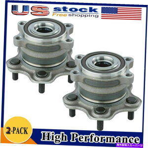 Wheel Hub Bearing 日産パスファインダーインフィニティJX35 4WD AWDの2倍後輪ハブとベアリングアセンブリ 2X Rear Wheel Hub & Bearing Assembly For Nissan Pathfinder Infiniti JX35 4WD AWD