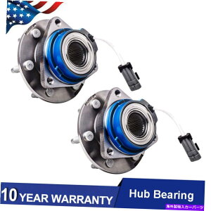 Wheel Hub Bearing 2PCS 2006�N�̃t�����g�z�C�[���x�A�����O�n�u2007�N�y�������[�|���e�B�A�b�N�����^�i6���O 2pcs Front Wheel Bearing Hub For 2006 2007 Saturn Relay Pontiac Montana 6 Lug�y���s�A���i�z
