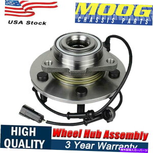 Wheel Hub Bearing 2002�N2003�N�̃��[�O�t�����g�z�C�[���x�A�����O�n�u - 2005�_�b�W����1500 w/abs 515073 MOOG Front Wheel Bearing Hub for 2002 2003 - 2005 Dodge Ram 1500 w/ABS 515073�y���s�A���i�z