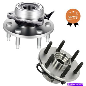 Wheel Hub Bearing �i2�j�V�{���[�̃t�����g1500 GMC�L���f���b�N4.3L 4.8L 4x4�z�C�[���x�A�����O�iHD�f�U�C���j (2) Front For Chevy 1500 Gmc Cadillac 4.3L 4.8L 4X4 Wheel Bearings (Hd Design)�y���s�A���i�z