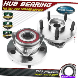 Wheel Hub Bearing �W�[�v�O�����h�`�F���L�[WJ 1999-2004 513159�̂��߂�2x�t�����g�z�[���n�u�x�A�����O�A�Z���u�� 2x Front Wheel Hub Bearing Assembly for Jeep Grand Cherokee WJ 1999-2004 513159�y���s�A���i�z