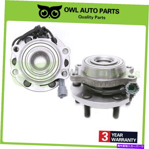 Wheel Hub Bearing フロントホイールベアリングのハブは日産フロンティアパスファインダーXterra Equator 4WDに適合するセット Set Front Wheel Bearing Hub Fits Nissan Frontier Pathfinder Xterra Equator 4WD