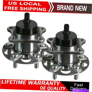 Wheel Hub Bearing 2010N2015Ñg^vEX5125052̌փxAOƃnuAZũZbg Set of 2 Rear Wheel Bearing And Hub Assembly for 2010-2015 Toyota Prius 512505