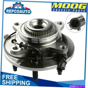 Wheel Hub Bearing 05-08�t�H�[�hF-150�̃��[�O�t�����g�z�C�[���x�A�����O�n�u�A�Z���u���A�����J�[���}�[�NLT 4WD MOOG Front Wheel Bearing Hub Assembly for 05-08 Ford F-150,Lincoln Mark LT 4WD�y���s�A���i�z