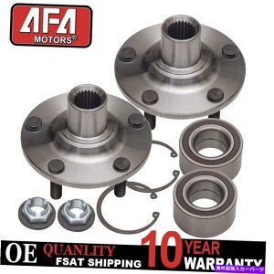 Wheel Hub Bearing 2PCS 2010�N - 2013�N�t�H�[�h�g�����W�b�g�R�l�N�g5���O518519��2PCS�x�A�����O 2Pcs Front Wheel Hub & Bearing for 2010 - 2013 Ford Transit Connect 5lugs 518519�y���s�A���i�z