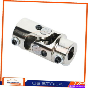 Steering Shaft 1x�V���O�����j�o�[�T���X�e�A�����O�N�����X�`�[��U-�W���C���g�V���t�g1�C���`DD X 3/4 DD 1x Single Universal Steering Chrome Steel U-Joint Shaft 1 inch DD X 3/4 DD�y���s�A���i�z