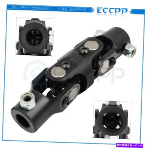 Steering Shaft 5/8 36�X�v���C��-3/4 DD�_�u���X�e�A�����OU -Joint�u���b�N���j�o�[�T���X�e�A�����O�V���t�g 5/8 36 Spline - 3/4 DD Double Steering U-Joint Black Universal Steering Shaft�y���s�A���i�z