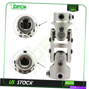 Steering Shaft �u�����h�_�u�����j�o�[�T���X�e�A�����O1 DD x 3/4 DD�N���[���_�u��U-�W���C���g�V���t�g Brand Double Universal Steering 1 DD X 3/4 DD Chrome Double U-Joint Shaft�y���s�A���i�z