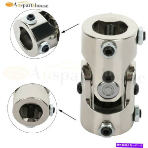 Steering Shaft 1 dd x 1 dd chrome���j�o�[�T���X�e�A�����Ou�W���C���g�V���t�g��10cm�N���� 1 DD X 1 DD Chrome Universal Steering U Joint Shaft Length 10cm Chrome�y���s�A���i�z