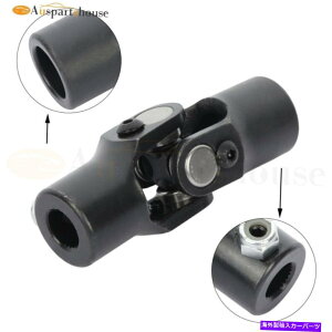 Steering Shaft 9/16-26 x 3/4 ���炩�Ȋۂ����j�o�[�T���X�e�A�����OU�W���C���g�V���t�g��10cm�u���b�N 9/16-26 X 3/4 Smooth Round Universal Steering U Joint Shaft Length 10cm Black�y���s�A���i�z