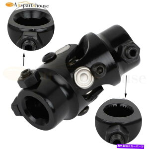 Steering Shaft 5/8 -36�X�v���C��x 3/4 dd���j�o�[�T���X�e�A�����OU�W���C���g�V���t�g�̒���14cm�u���b�N 5/8-36 Spline X 3/4 DD Universal Steering U Joint Shaft Length 14cm Black�y���s�A���i�z