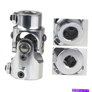 Steering Shaft WMPHE 3/4 -36�X�v���C��x 3/4 DD�V���O���X�e�A�����O�V���t�g���j�o�[�T��U�W���C���g�V���o�[... WMPHE 3/4-36 Spline x 3/4 DD Single Steering Shaft Universal U Joint Silver...�y���s�A���i�z