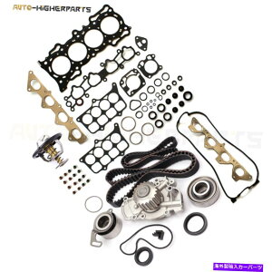Water Pump 1993-1996z_v[h2.2L SOHC^C~OxgLbgEH[^[|vT[X^bg For 1993-1996 Honda Prelude 2.2L SOHC Timing Belt Kit Water Pump Thermostat