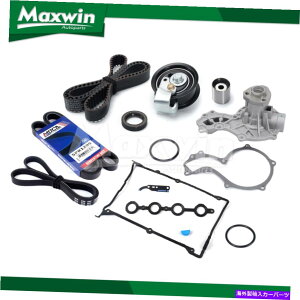 Water Pump �^�C�~���O�x���g�L�b�g�J�o�[�E�H�[�^�[�|���v�h���C�u�x���g97-00�A�E�f�B�t�H���N�X���[�Q��1.8L L4 Timing Belt Kit Cover Water Pump Drive Belt For 97-00 Audi Volkswagen 1.8L L4�y���s�A���i�z