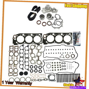 Water Pump �g���^�^�R�}�����̃G���W���V�����_�[�w�b�h�K�X�P�b�g���{���g���^�C�~���O�x���g���E�H�[�^�[�|���v Engine Cylinder Head Gasket & Bolts & Timing Belt & Water Pump For Toyota Tacoma�y���s�A���i