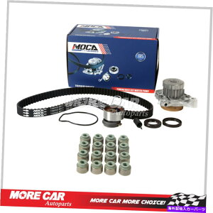 Water Pump ^C~OxgLbgEH[^[|vouXeV[ZbgtBbg01-05z_VrbN1.7L SOHC Timing Belt Kit Water Pump Valve Stem Seal Set fit 01-05 Honda Civic 1.7L SOHC