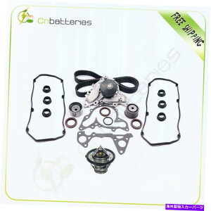 Water Pump 95-00_bWAxW[2.5L^C~OxgLbgT[X^bgEH[^[|vouJo[ For 95-00 Dodge Avenger 2.5L Timing Belt Kit Thermostat Water Pump Valve Cover