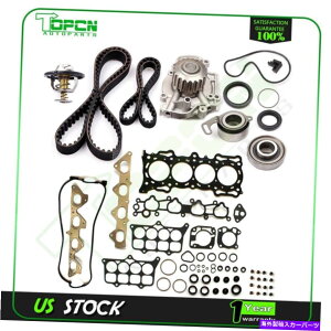 Water Pump z_v[hSN[y2hA2.2L^C~OxgLbgEH[^[|vT[X^bg For Honda Prelude S Coupe 2-Door 2.2L Timing Belt Kit Water Pump Thermostat