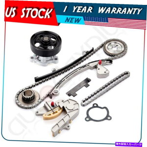 Water Pump 02-06 2.5L for���Y�A���e�B�}�Z���g��QR25DE�E�H�[�^�[�|���v�^�C�~���O�`�F�[���L�b�g 02-06 2.5L For Nissan Altima Sentra QR25DE Water Pump Timing Chain Kit�y���s�A���i�z