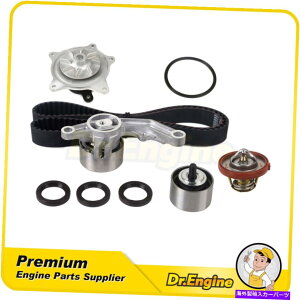 Water Pump ^C~OxgLbgEH[^[|vT[X^bgAZutBbg03-07_bWLo2.4L Timing Belt Kit Water Pump Thermostat Assembly Fit 03-07 Dodge Caravan 2.4L