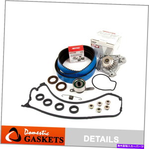 Water Pump 92-95�̃^�C�~���O�x���g�L�b�g�E�H�[�^�[�|���v�o���u�J�o�[Honda Del Sol Civic 1.6L D16Z6 Timing Belt Kit Water Pump Valve Cover for 92-95 Honda Del Sol Civic 1.6L D16Z6�y���s�A���i�z
