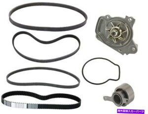 Water Pump �z���_�V�r�b�N96-00 1.6L�^�C�~���O�x���g�L�b�g�t���E�H�[�^�[�|���v�x���g�ƃe���V���i�[OEM For Honda Civic 96-00 1.6L Timing Belt Kit w/ Water Pump Belts & Tensioner OEM�y���s�A���i�z
