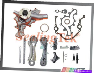 Water Pump tBbg97-11tH[h4.0L SOHC V6GW^C~O`F[Lbgw/EH[^[|vACV[ Fit 97-11 Ford 4.0L SOHC V6 Engine Timing Chain Kit w/ Water Pump rear main seal