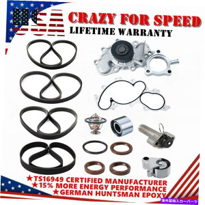 Water Pump �g���^T100�^�R�}4runner 3.4L V6 5vzfe�p��14pc�̃^�C�~���O�x���g�Z�b�g14pc Timing Belt W/ Water Pump Set 14PC For Toyota T100 Tacoma 4Runner 3.4L V6 5VZFE