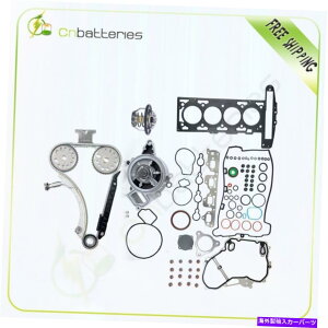 Water Pump V{[Rog2.2Lp̃^C~O`F[Jo[KXPbgLbg +EH[^[|vT[X^bg Timing Chain Cover Gasket Kit +Water Pump Thermostat For Chevrolet Cobalt 2.2L