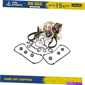 Water Pump �^�C�~���O�x���g�L�b�g�E�H�[�^�[�|���v�J�o�[�K�X�P�b�g�t�B�b�g�~�c�r�V�A�}���eV6 3.5 6G74 Timing Belt Kit Water Pump Cover Gasket Fit Mitsubishi Diamante V6 3.5 6G74�y���s�A���i�z