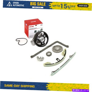 Water Pump �^�C�~���O�`�F�[���L�b�g�E�H�[�^�[�|���v�t�B�b�g03-11�z���_�V�r�b�N�n�C�u���b�h1.3L SOHC LDA2 Timing Chain Kit Water Pump Fit 03-11 Honda Civic Hybrid 1.3L SOHC LDA2�y���s�A���i�z