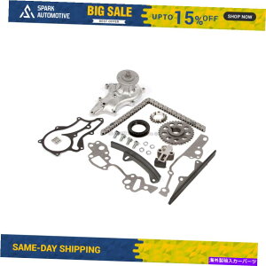 Water Pump ^C~O`F[LbgW/^KChEH[^[|vtBbg85-95g^22R 22R Timing Chain Kit w/ Metal Guides Water Pump Fit 85-95 Toyota 22R 22RE