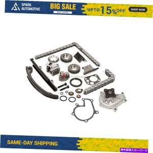 Water Pump �^�C�~���O�`�F�[���L�b�gW/O�A�C�h���[�M�A�E�H�[�^�[�|���v�t�B�b�g91-97���Y�A���e�B�}DOHC KA24DE Timing Chain Kit w/o Idler Gear Water Pump Fit 91-97 Nissan Altima DOHC KA24DE�y���s�A���i�z